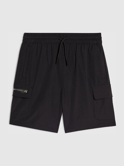 Dsiney Kidz - River Island Black Zip Pocket Cargo Shorts image 1