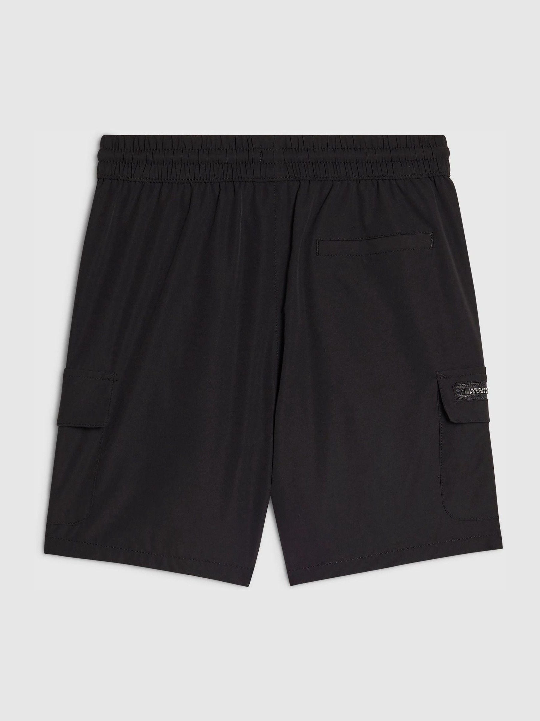 Dsiney Kidz - River Island Black Zip Pocket Cargo Shorts image 2
