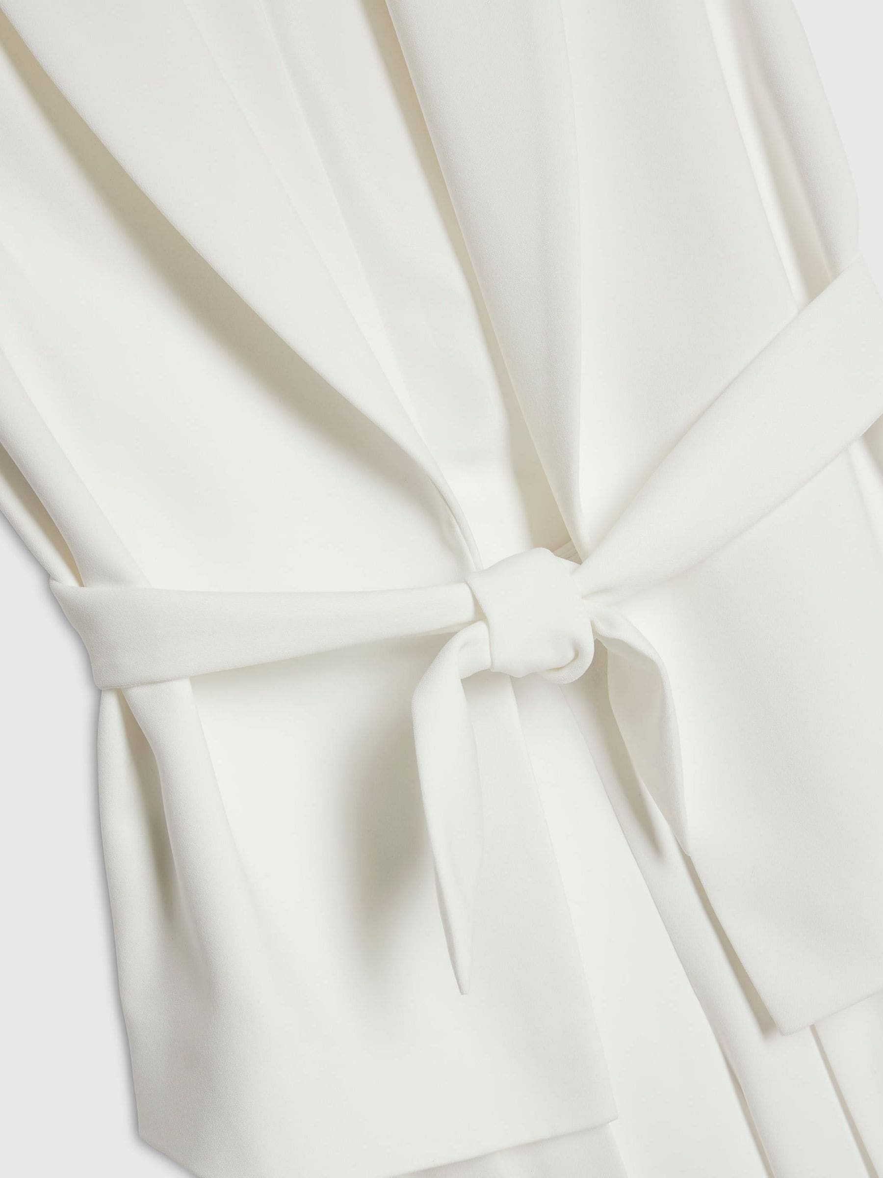 Dsiney Kidz - River Island White Sleeveless Blazer & Pleated Trousers Set image 3