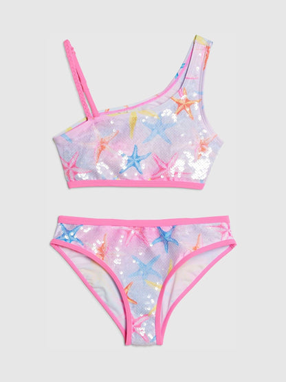 Dsiney Kidz - River Island Blue Sequin Starfish Bikini image 1