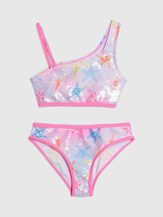 Dsiney Kidz - River Island Blue Sequin Starfish Bikini image 1