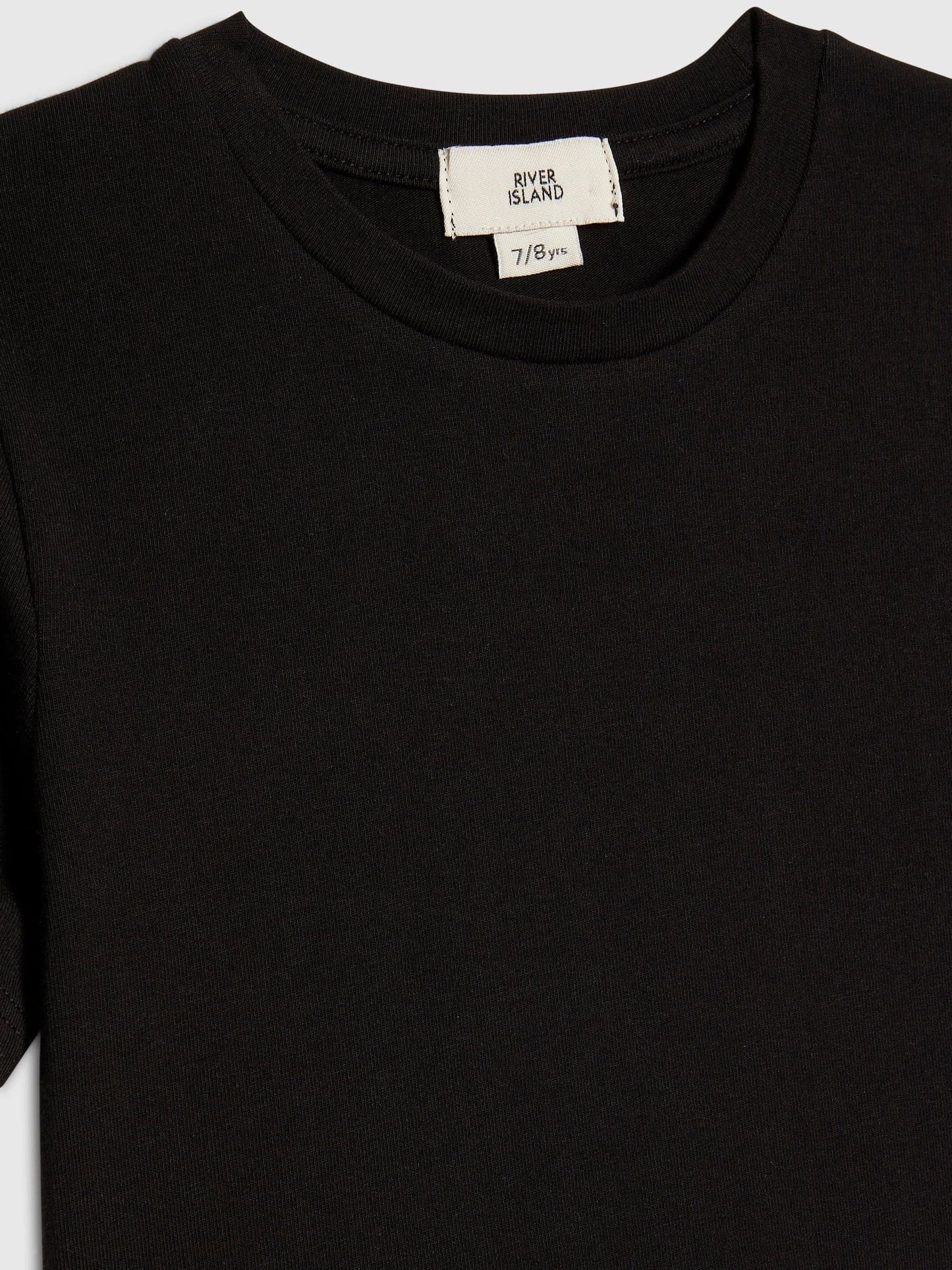 Dsiney Kidz - River Island Black Logo T-Shirt & Skort Set image 3