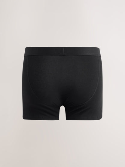Dsiney Kidz - Black Waistband Cotton Rich Trunk Boxers 10 Pack image 3