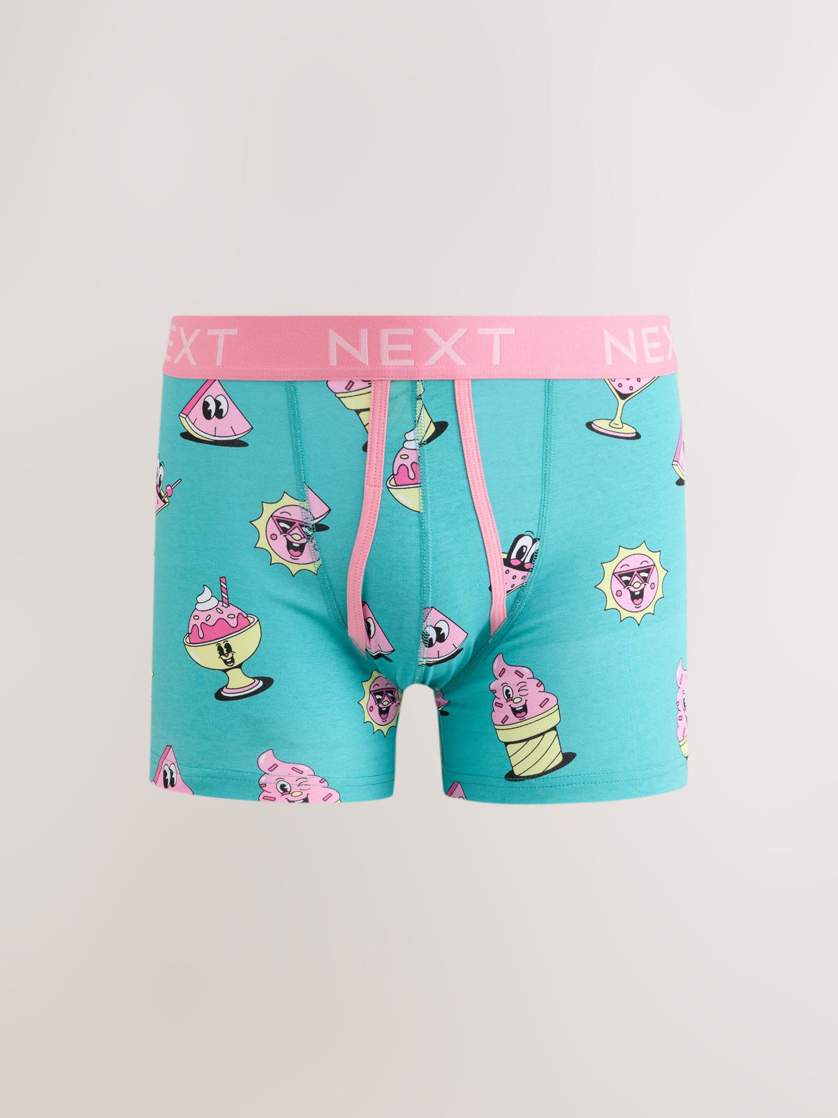 Dsiney Kidz - Pink Bright Yeye Weller A Front Boxers 3 Pack image 3