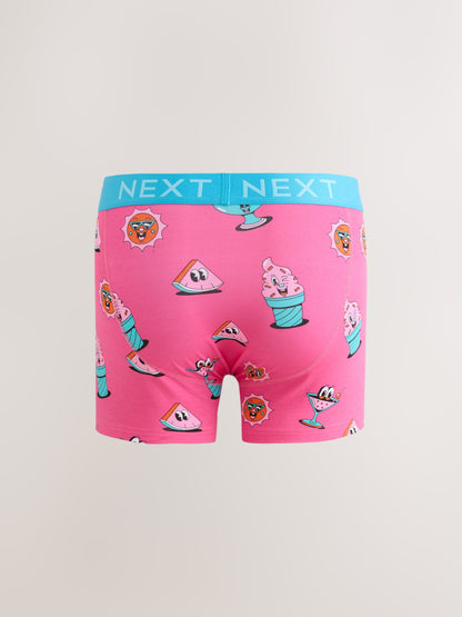 Dsiney Kidz - Pink Bright Yeye Weller A Front Boxers 3 Pack image 5