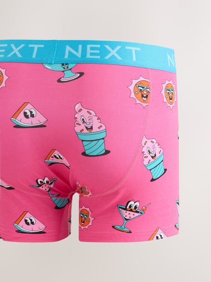 Dsiney Kidz - Pink Bright Yeye Weller A Front Boxers 3 Pack image 6