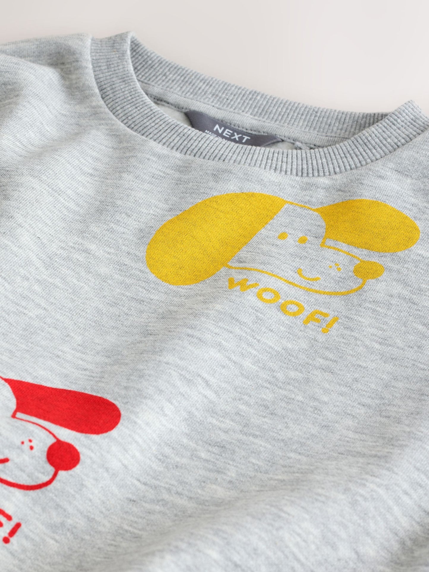 Dsiney Kidz - Grey Printed Dogs All Over Printed Crew Neck Sweat Top (3mths-7yrs) image 4