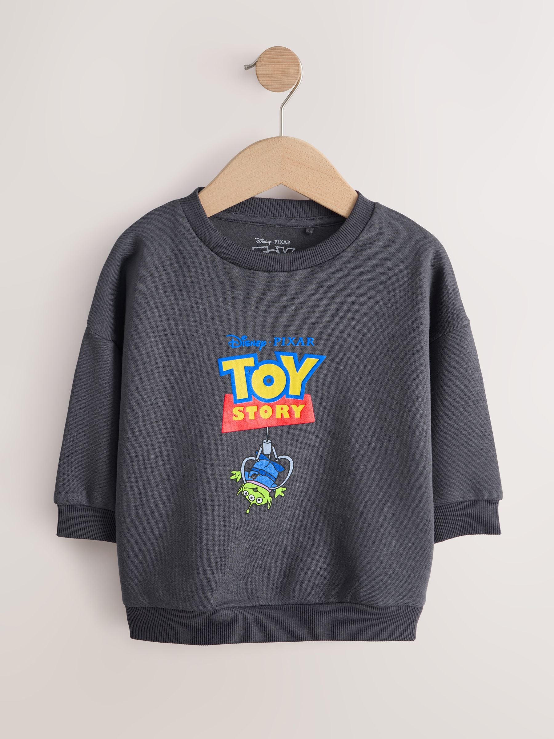 Dsiney Kidz - Charcoal Grey Toy Story Crew Sweat Top (3mths-7yrs) image 1