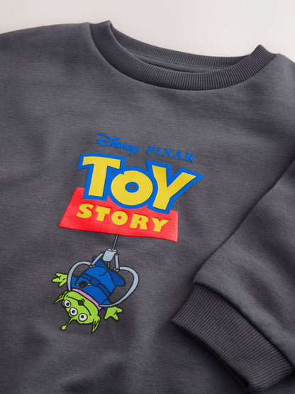 Dsiney Kidz - Charcoal Grey Toy Story Crew Sweat Top (3mths-7yrs) image 3
