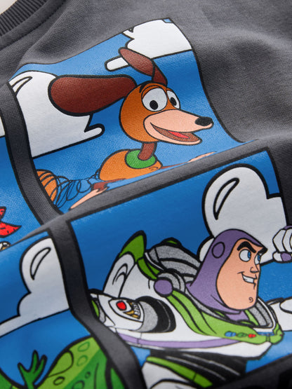 Dsiney Kidz - Charcoal Grey Toy Story Crew Sweat Top (3mths-7yrs) image 4