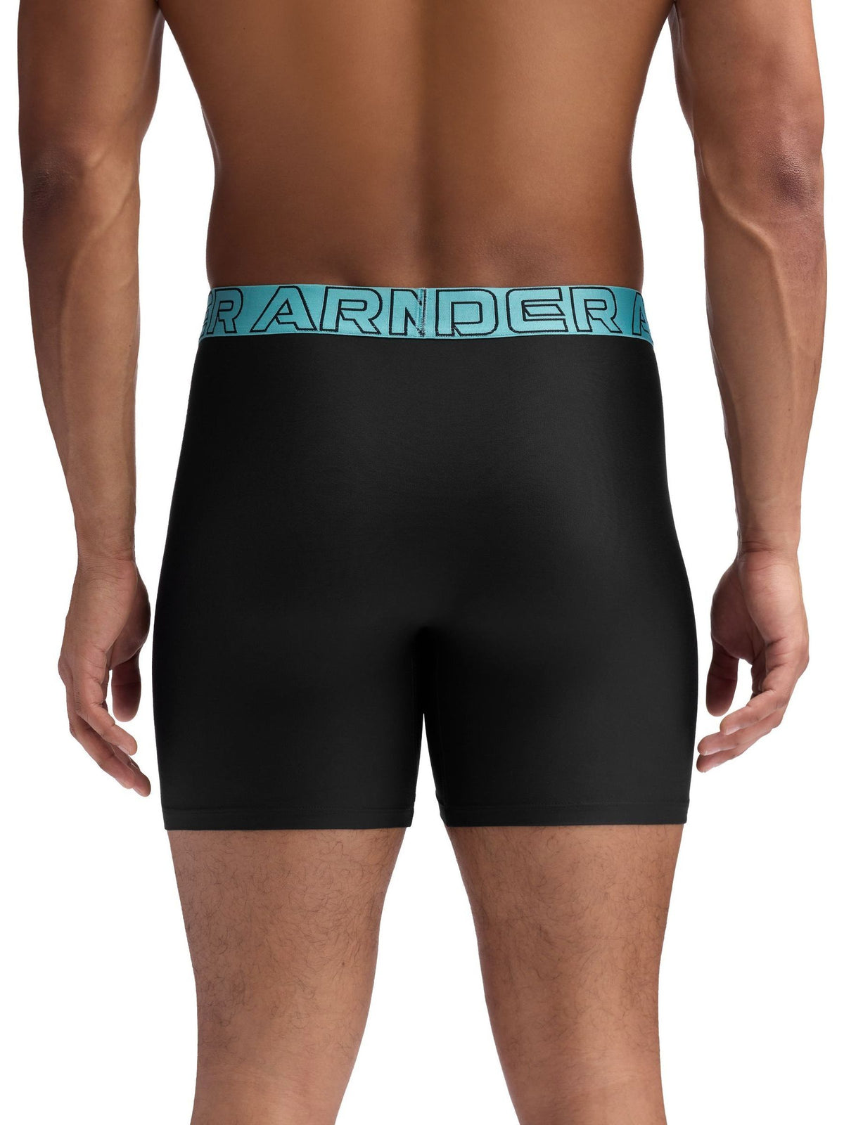 Dsiney Kidz - Under Armour Black Performance Tech Solid 6" Boxers 3 Pack image 4