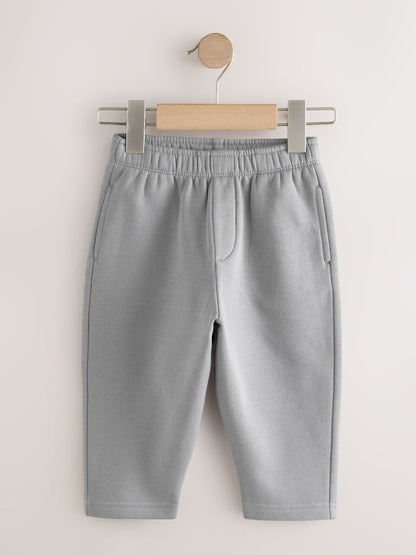 Brown/Grey Wide Joggers 3 Pack (3mths-7yrs) image 3