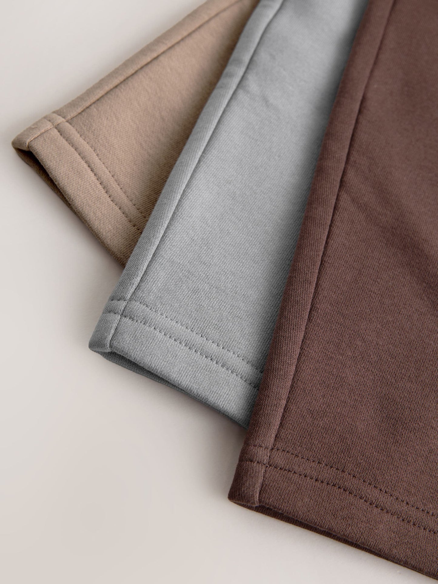 Brown/Grey Wide Joggers 3 Pack (3mths-7yrs) image 7