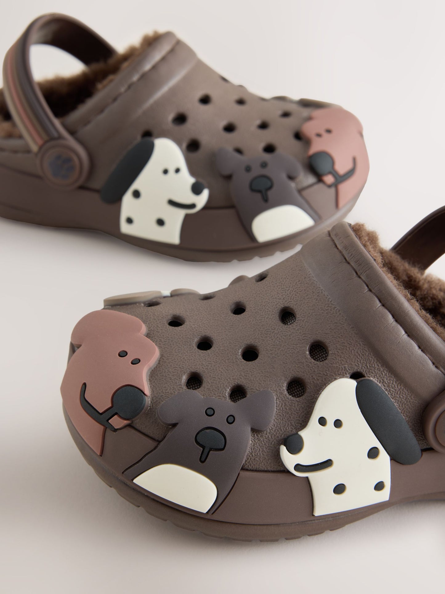 Brown Dog Warm Lined Slipper Clogs image 4