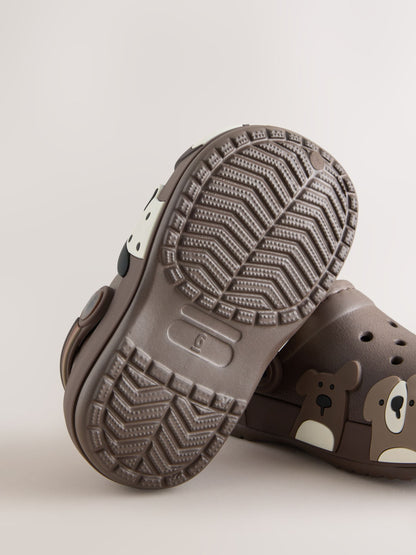 Brown Dog Warm Lined Slipper Clogs image 5