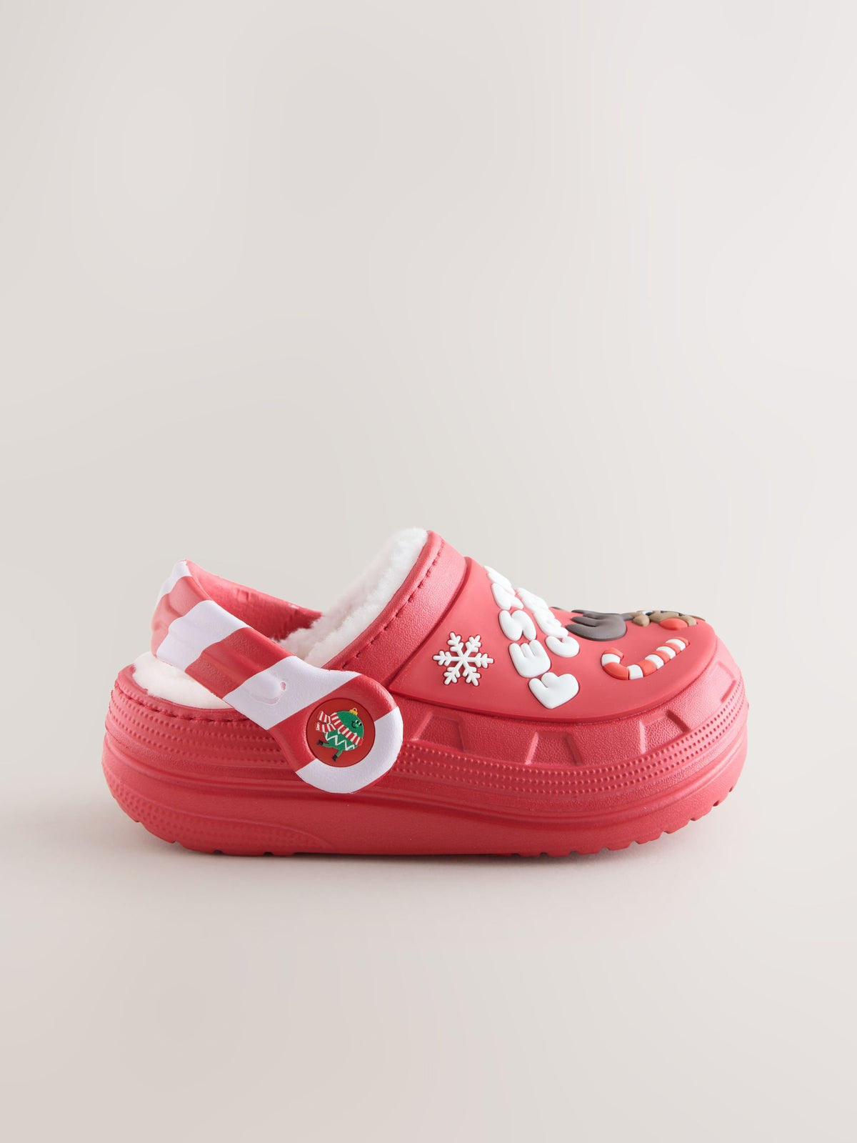 Dsiney Kidz - Red Festive Warm Lined Slipper Clogs image 2