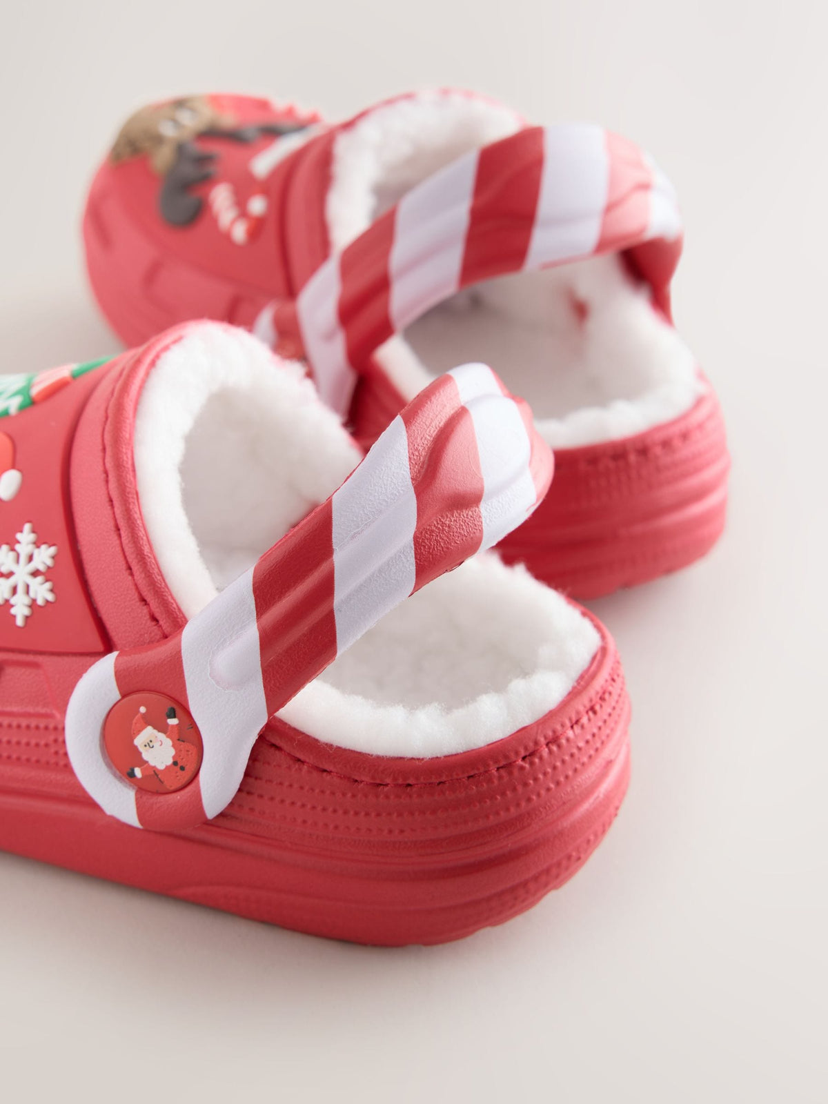 Dsiney Kidz - Red Festive Warm Lined Slipper Clogs image 5