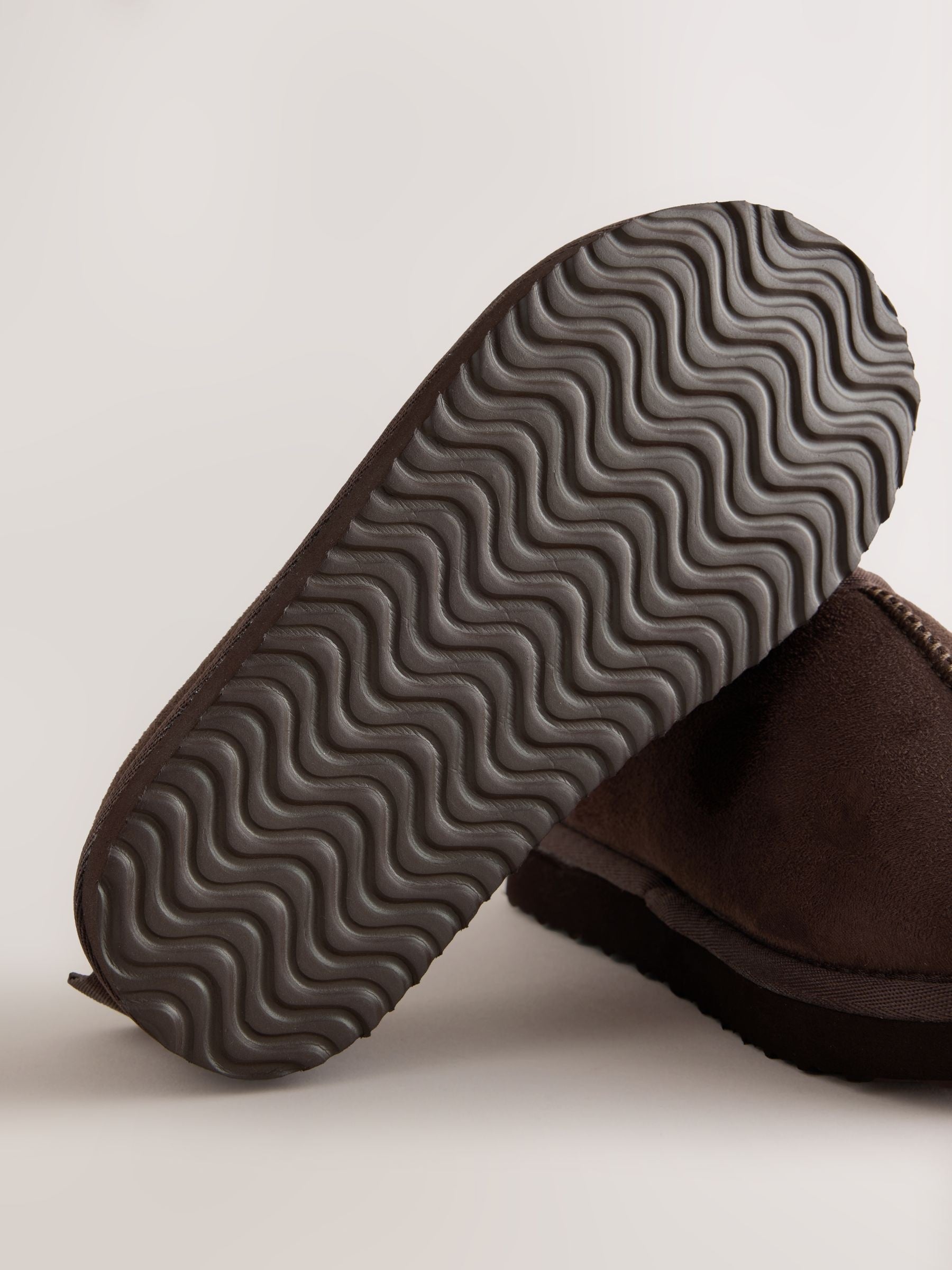 Chocolate Brown Cosy Mule Slippers image 5