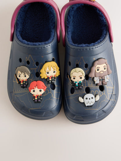 Navy Harry Potter Warm Lined Slipper Clogs image 4
