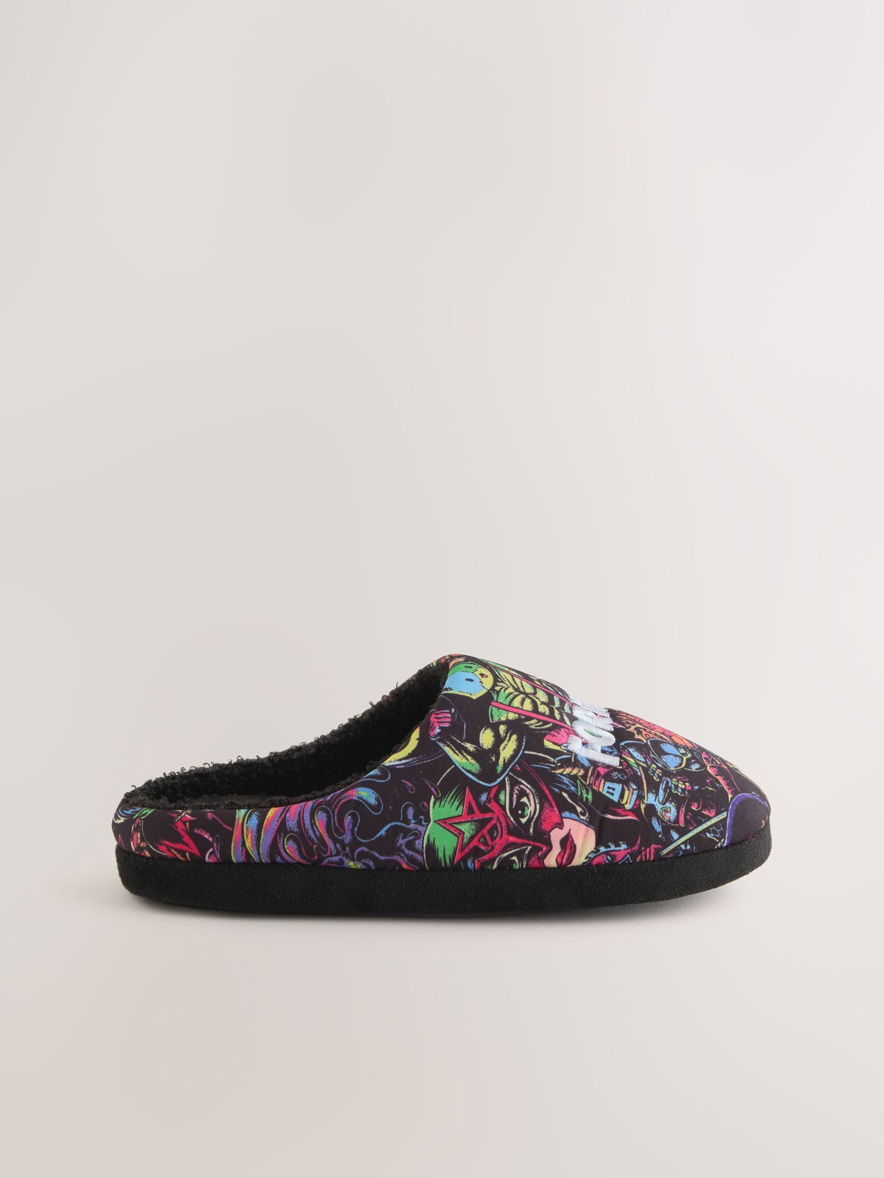 Dsiney Kidz - Black Fortnite Slipper Mules image 2