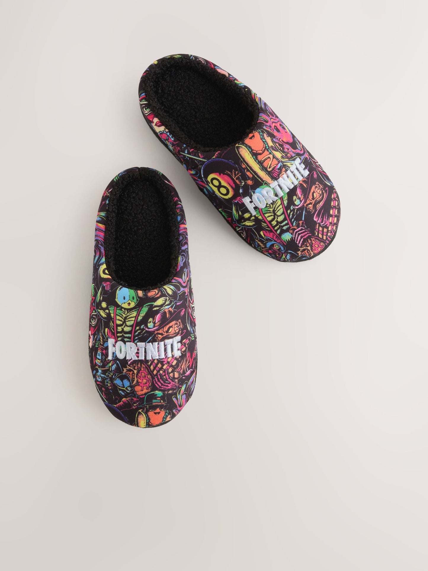 Dsiney Kidz - Black Fortnite Slipper Mules image 3