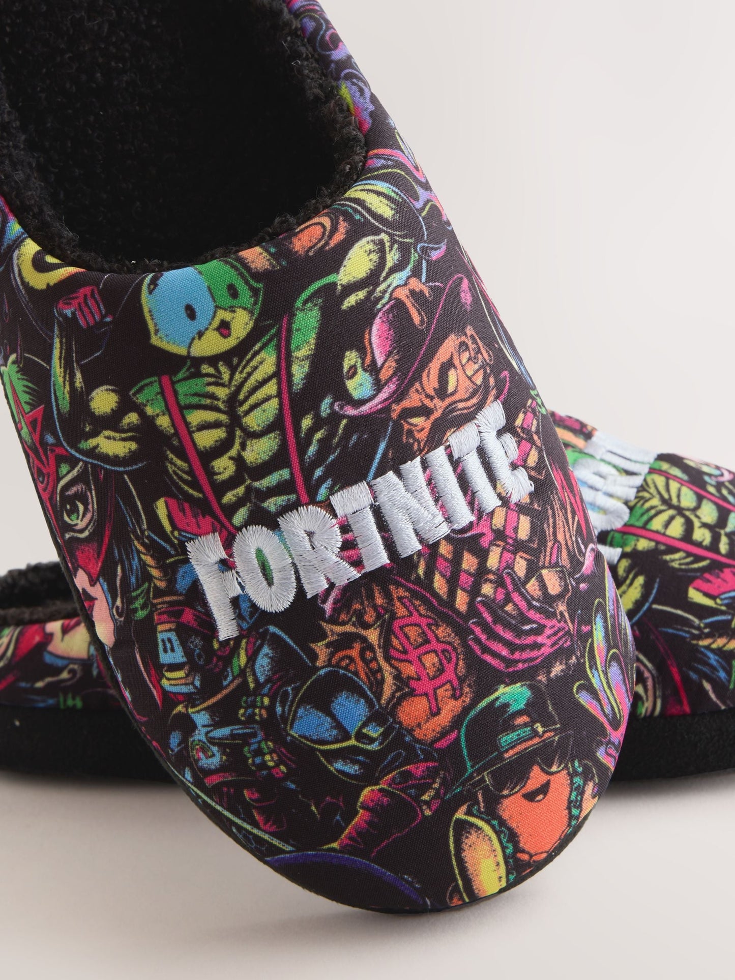 Dsiney Kidz - Black Fortnite Slipper Mules image 4