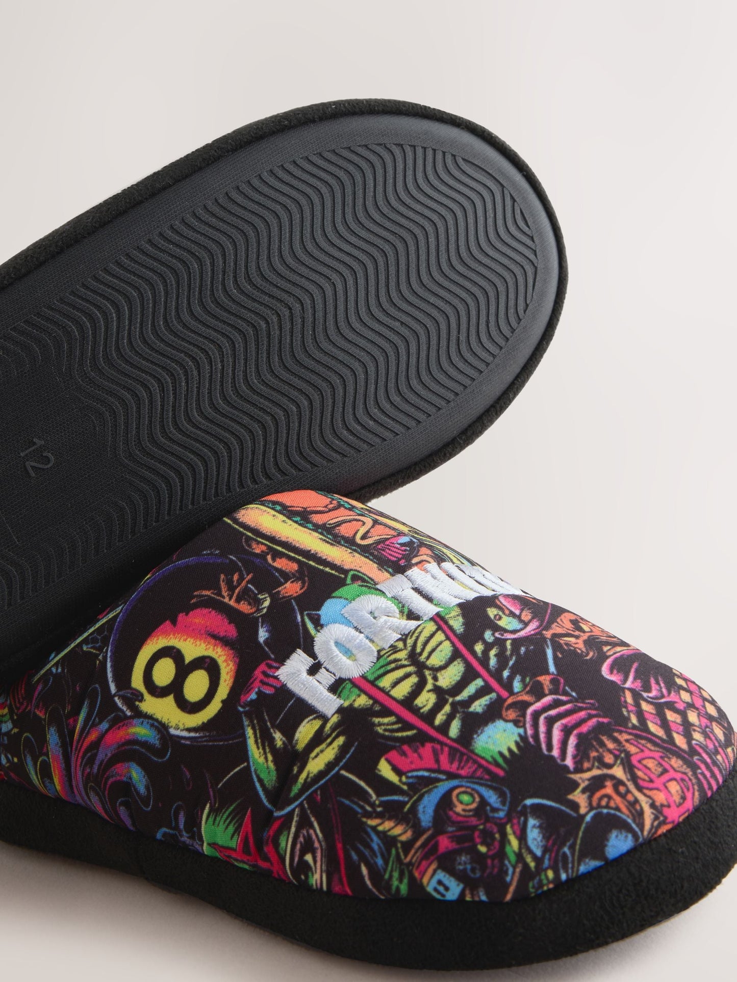 Dsiney Kidz - Black Fortnite Slipper Mules image 5