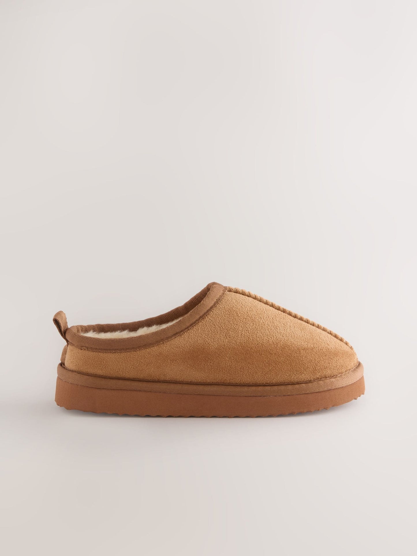 Tan Brown Cosy Mule Slippers image 3