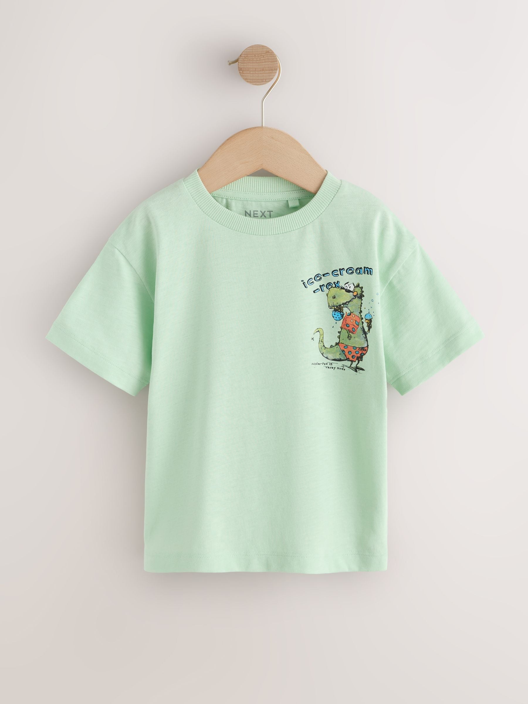 Multi Short Sleeve Graphic T-Shirts 3 Pack (3mths-7yrs) image 3