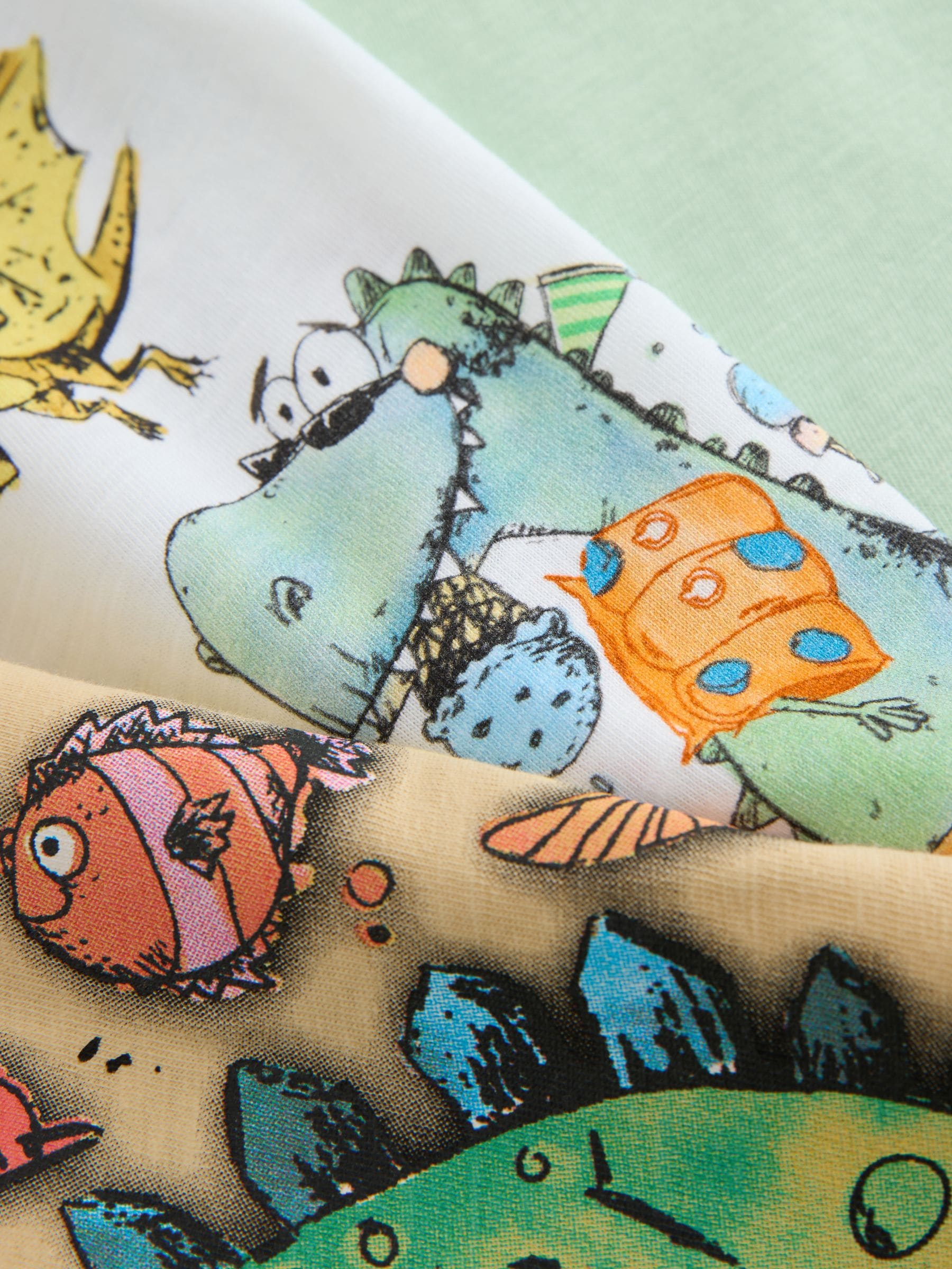 Multi Short Sleeve Graphic T-Shirts 3 Pack (3mths-7yrs) image 6
