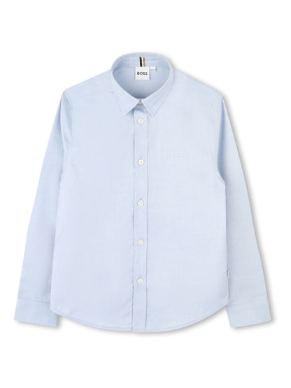 Dsiney Kidz - BOSS Blue Logo Long Sleeve Shirt image 1