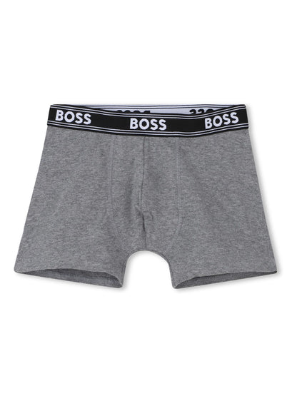 Dsiney Kidz - BOSS Grey Logo Boxers 5 Pack image 5