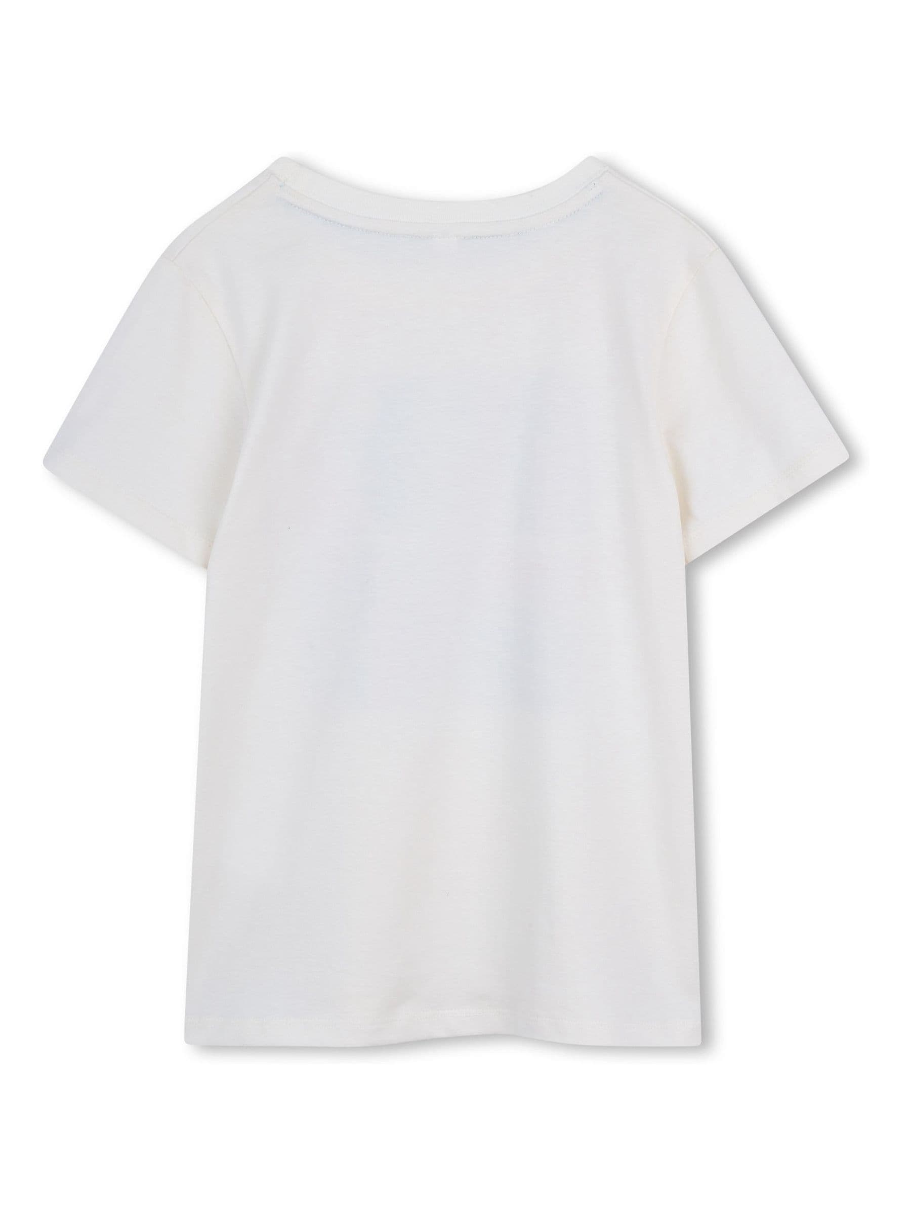 Kids Around Cream Tennis Club Summer Graphic Print Short Sleeve T-Shirt image 2