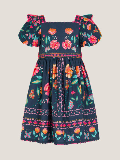 Monsoon Blue Aurelia Floral Print Dress image 2