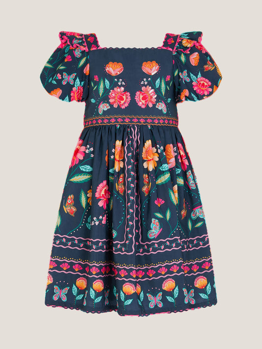 Monsoon Blue Aurelia Floral Print Dress image 2
