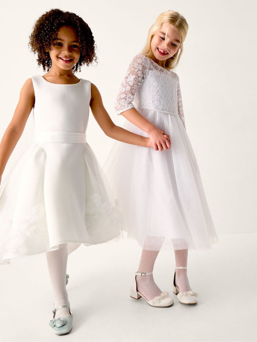 Dsiney Kidz - Monsoon Ivory Eloise Appliqué Rose Dress image 1