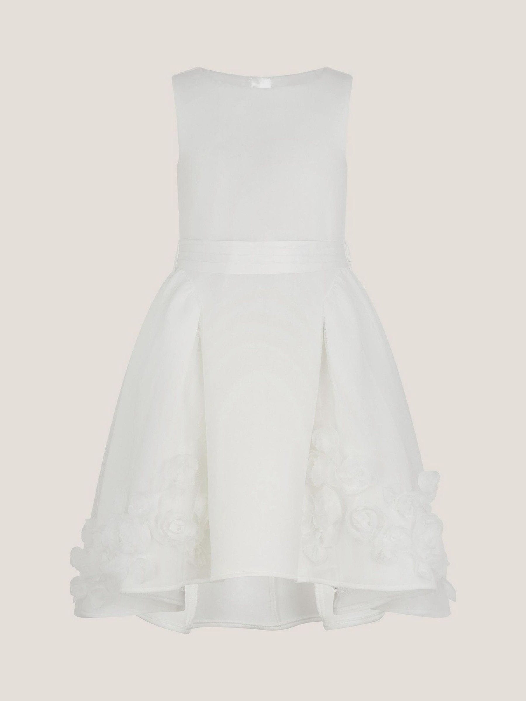Monsoon Ivory Eloise Appliqué Rose Dress image 2
