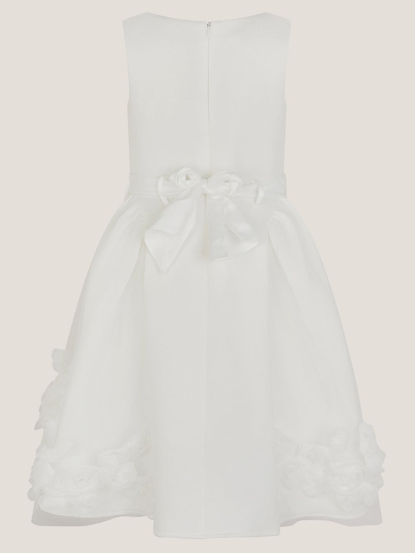 Monsoon Ivory Eloise Appliqué Rose Dress image 3