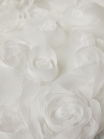 Monsoon Ivory Eloise Appliqué Rose Dress image 4
