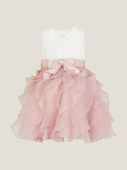 Monsoon Pink Baby Lace Cancan Ruffle Dress image 2