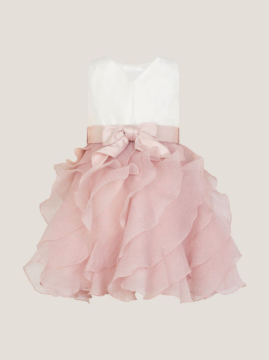 Monsoon Pink Baby Lace Cancan Ruffle Dress image 2