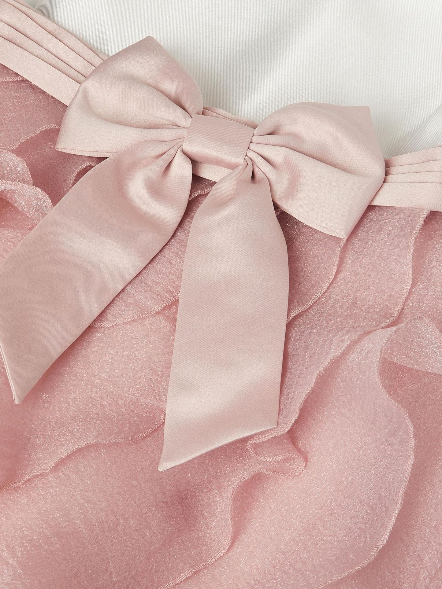 Monsoon Pink Baby Lace Cancan Ruffle Dress image 3