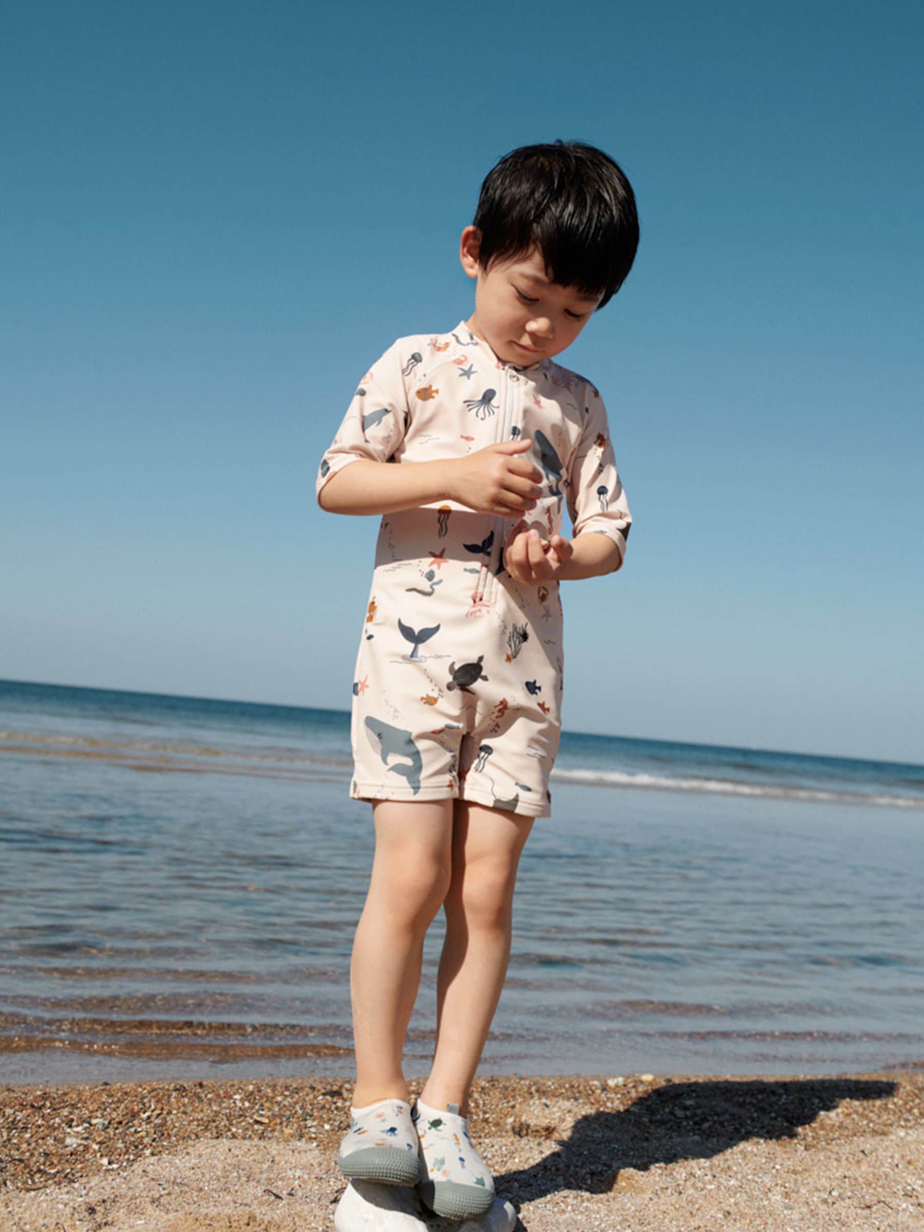 Liewood Cream Max Printed Shortsleeve Swimsuit image 1