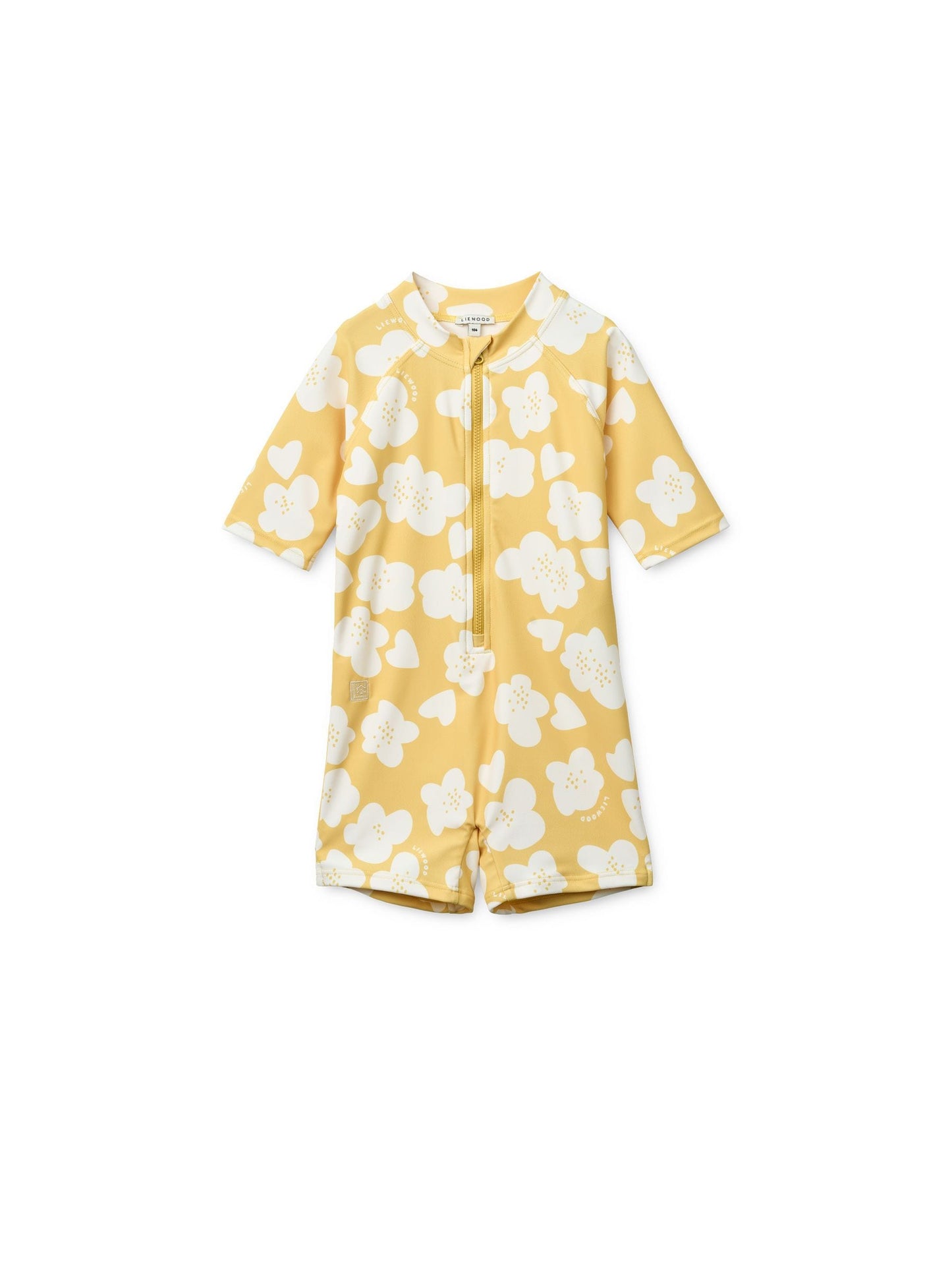 Liewood Yellow Max Printed Shortsleeve Swimsuit image 1