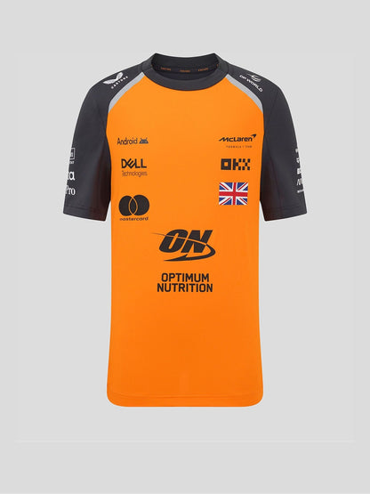 Dsiney Kidz - Castore Orange Kids Official Lando Norris McLaren F1 Team T-Shirt image 1