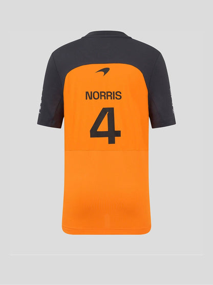 Dsiney Kidz - Castore Orange Kids Official Lando Norris McLaren F1 Team T-Shirt image 2