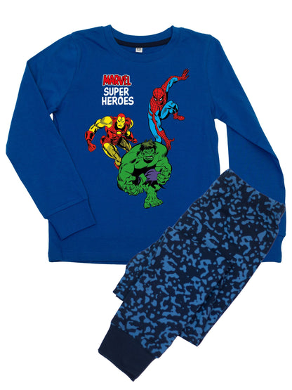 Brands In Blue Marvel Super Hero Pyjamas - image 1