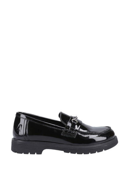 Hush Puppies Black Lydia Patent Senior Shoes image 1
