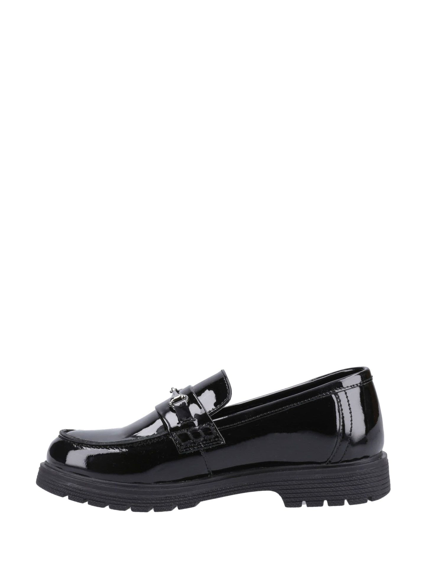 Hush Puppies Black Lydia Patent Senior Shoes image 2