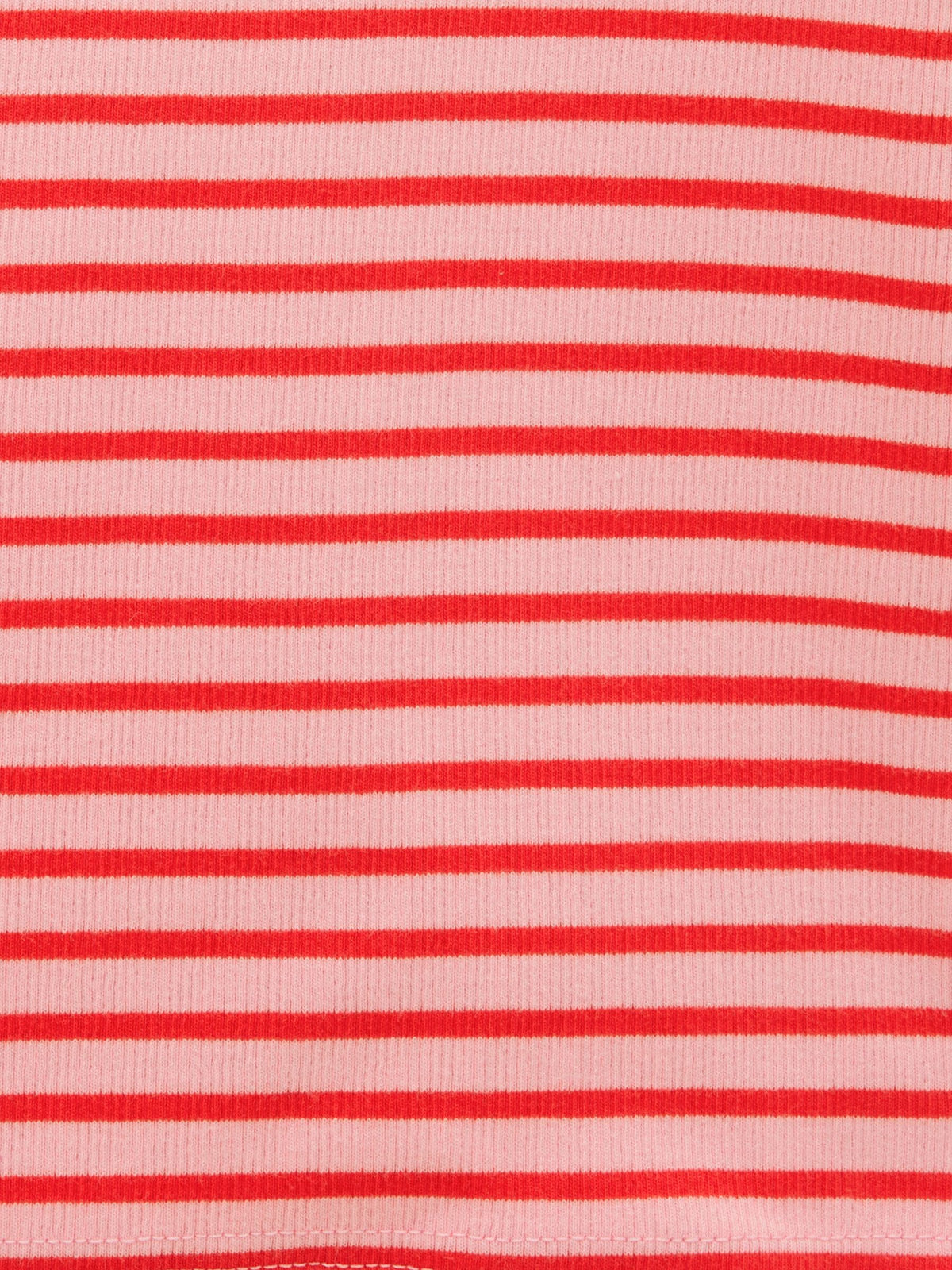 Dsiney Kidz - Joules Girls' Sophie Red & Pink Striped Long Sleeve Ribbed Top image 5